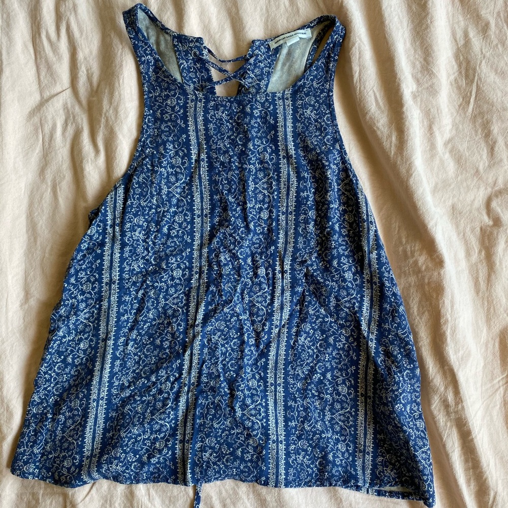 AMERICAN EAGLE CRISS CROSS BACK TANK
